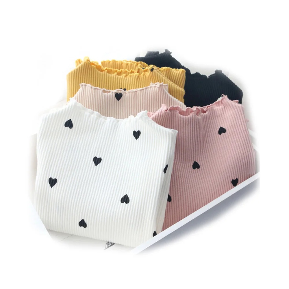 Baby Girls Shirt Long-sleeved Tops For Kids O-necked Love Heart Baby T-shirt Toddler Bottoming Cotton Children's Blouse
Baby Girls Shirt Long-sleeved Tops For Kids O-necked Love Heart Baby T-shirt Toddler Bottoming Cotton Children's Blouse