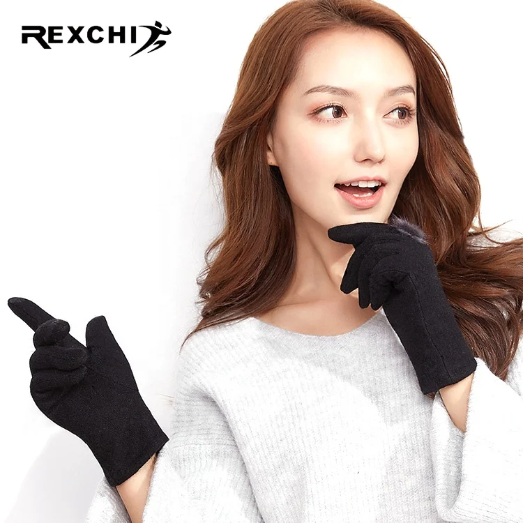 REXCHI DB06 Hot Sale Winter Soft Warmer Women Touch Screen Suede Gloves With Fur Outdoor Lady Driving rubber hand gloves, Has 4 colors
REXCHI DB06 Hot Sale Winter Soft Warmer Women Touch Screen Suede Gloves With Fur Outdoor Lady Driving rubber hand gloves, Has 4 colors