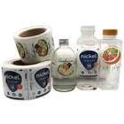 Label Glass Bottles Labels For Bottle High Quality Adhesive Custom Design Transparent Sticker Label For Glass Bottles