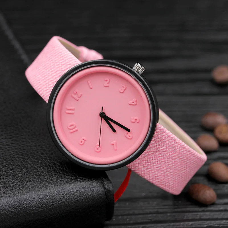 School Girl Leather Quartz Watch Trendy Women's Candy Color PU Leather Casual Watch Clock
School Girl Leather Quartz Watch Trendy Women's Candy Color PU Leather Casual Watch Clock