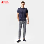 New products anti-wrinkle YARN DYED knitted men shirts t-shirt,polo t-shirt men