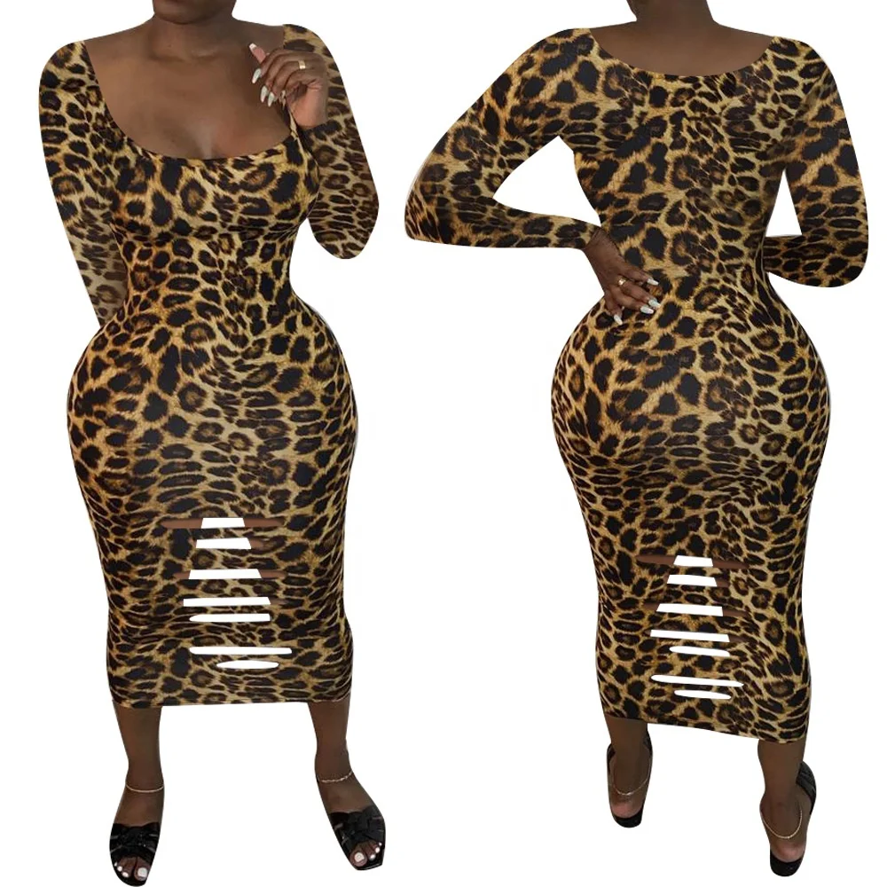 KX-5357 2022 New style leopard print casual dresses women new fashion hollow U-neck long-sleeved dresses women sexy
KX-5357 2022 New style leopard print casual dresses women new fashion hollow U-neck long-sleeved dresses women sexy