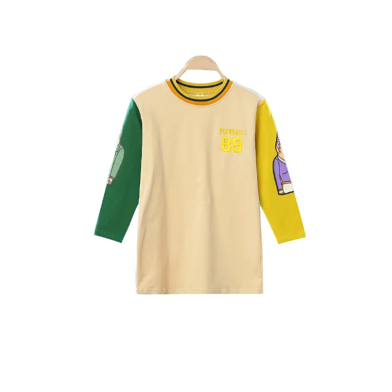 Girl's Long Sleeve Spring Casual Loose Stitching Medium-Length Print Kids Hoody From Chinese Wholesale Factory 
Girl's Long Sleeve Spring Casual Loose Stitching Medium-Length Print Kids Hoody From Chinese Wholesale Factory