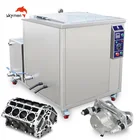 Customized Automatic Ultrasonic Cleaning Machine Big Tank Stainless Steel Ultrasonic Cleaner Industrial