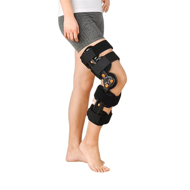 Adjustable Lightweight Orthopedic ROM Knee Brace for knee injury knee orthopedic arthritis, Black
Adjustable Lightweight Orthopedic ROM Knee Brace for knee injury knee orthopedic arthritis, Black