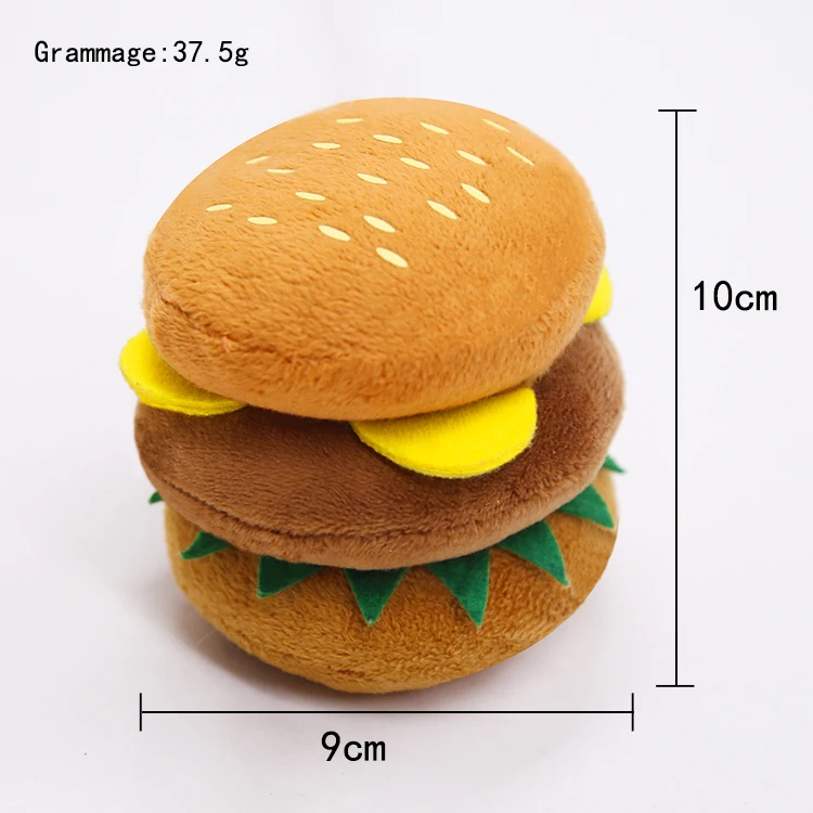 Customized wholesale aggressive chewer dog toys burger fries hamburger pet toys cat toy
Customized wholesale aggressive chewer dog toys burger fries hamburger pet toys cat toy