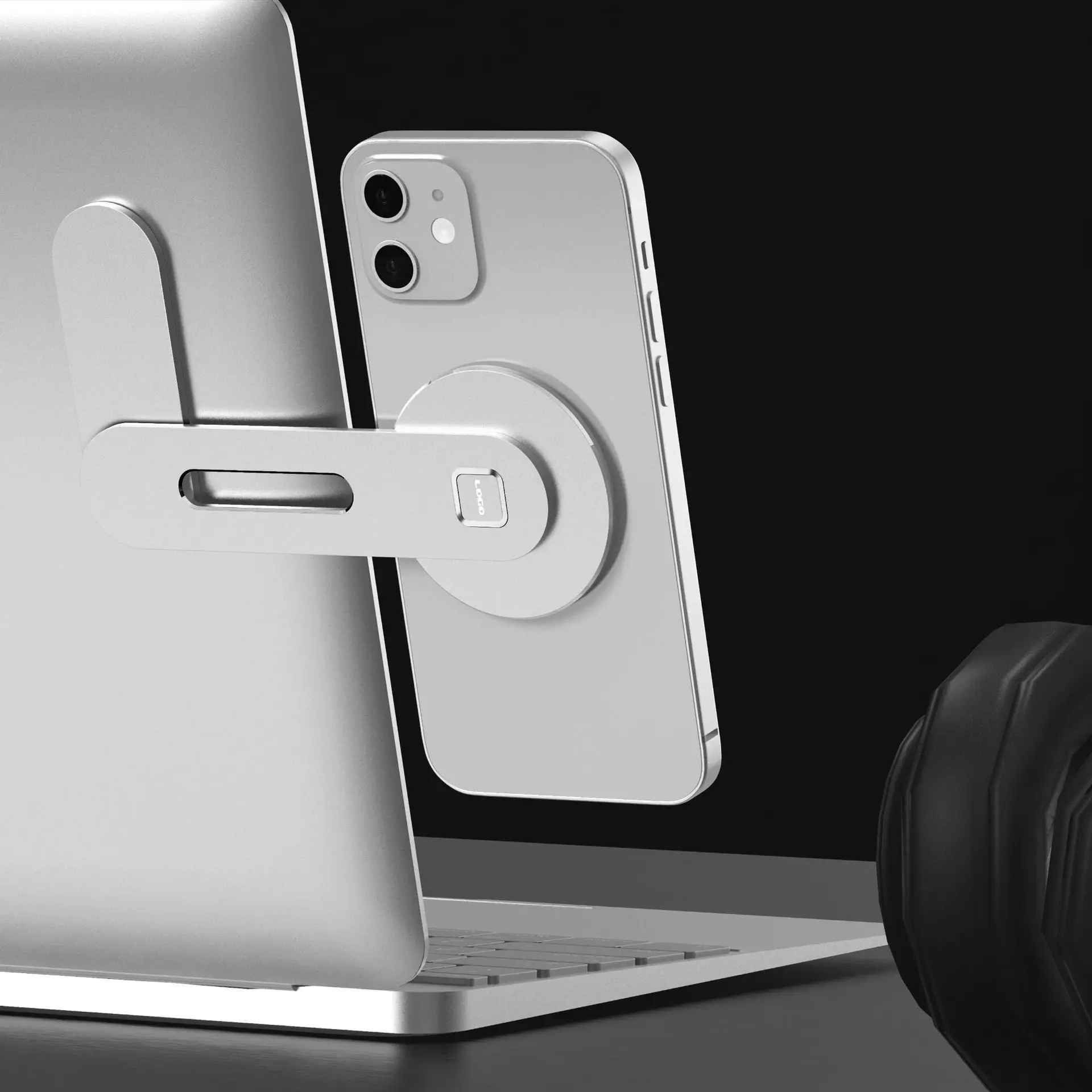 Magnetic Phone Holder for Laptop, Adjustable Phone Monitor Side Mount for iPhone 13 Series/iPhone 12 12 mini 12 pro max
Magnetic Phone Holder for Laptop, Adjustable Phone Monitor Side Mount for iPhone 13 Series/iPhone 12 12 mini 12 pro max