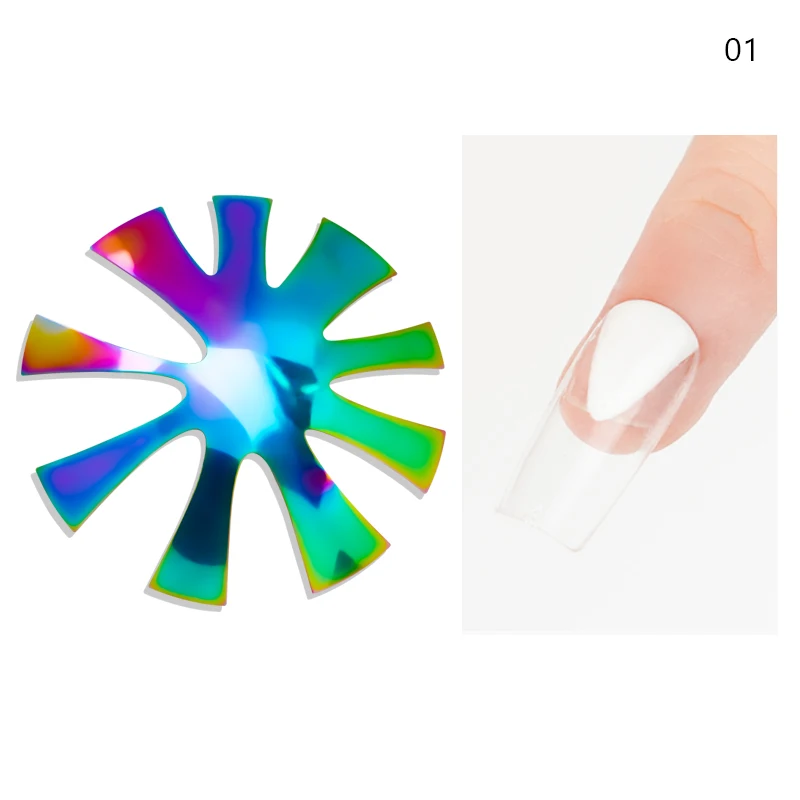 Smile Line Tips French Stainless Steel Plate Nail Stainless Steel Models Nail Art Tools, 3 colors
Smile Line Tips French Stainless Steel Plate Nail Stainless Steel Models Nail Art Tools, 3 colors
