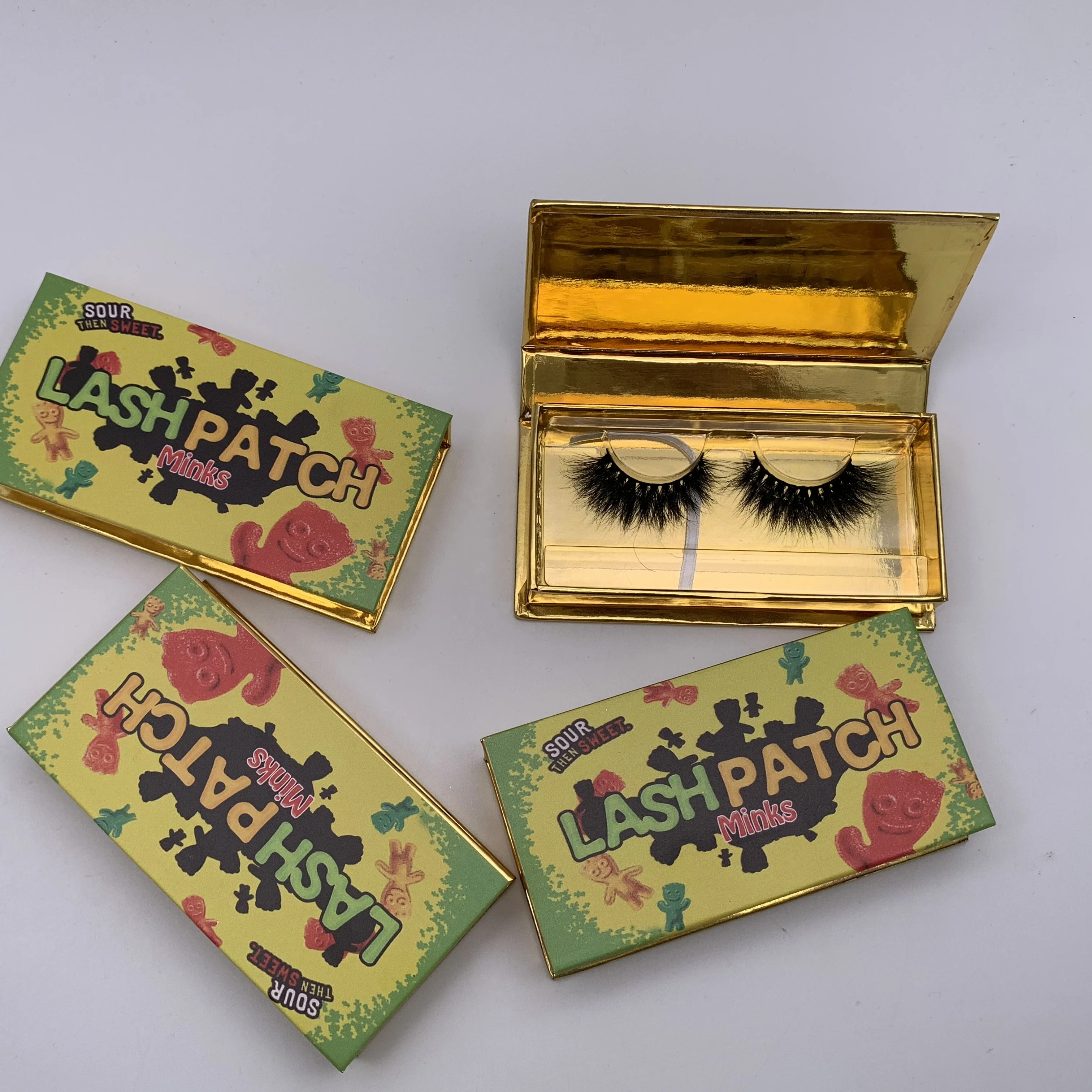2020 New Popular Faux Mink 20 25 27 30mm Candy Lash Cases Eyelash Custom Eyelash Package With logo
2020 New Popular Faux Mink 20 25 27 30mm Candy Lash Cases Eyelash Custom Eyelash Package With logo
