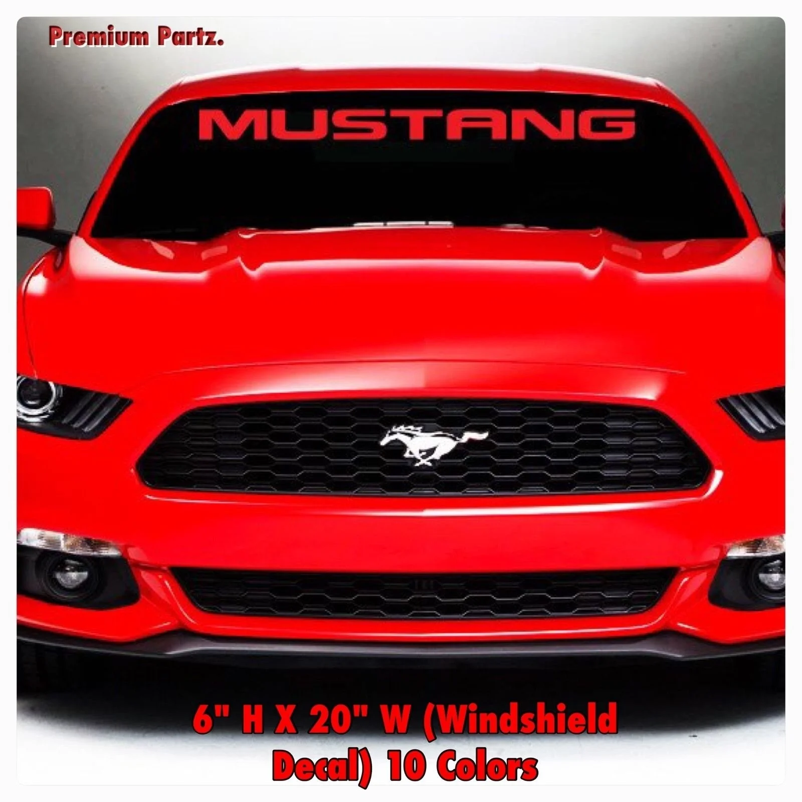 1950-2017 Ford Mustang GT Cobra SVT Windshield Body Decal New 1PC 10 Colors, 12 colors
1950-2017 Ford Mustang GT Cobra SVT Windshield Body Decal New 1PC 10 Colors, 12 colors