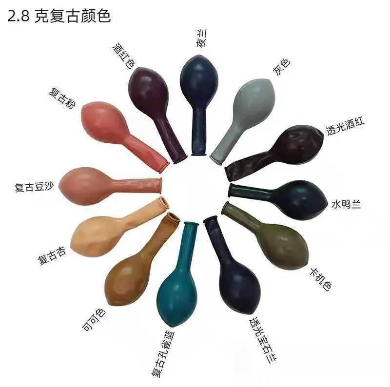 12-inch Tong Xuan TX retro round latex balloon birthday wedding retro style party balloon
12-inch Tong Xuan TX retro round latex balloon birthday wedding retro style party balloon