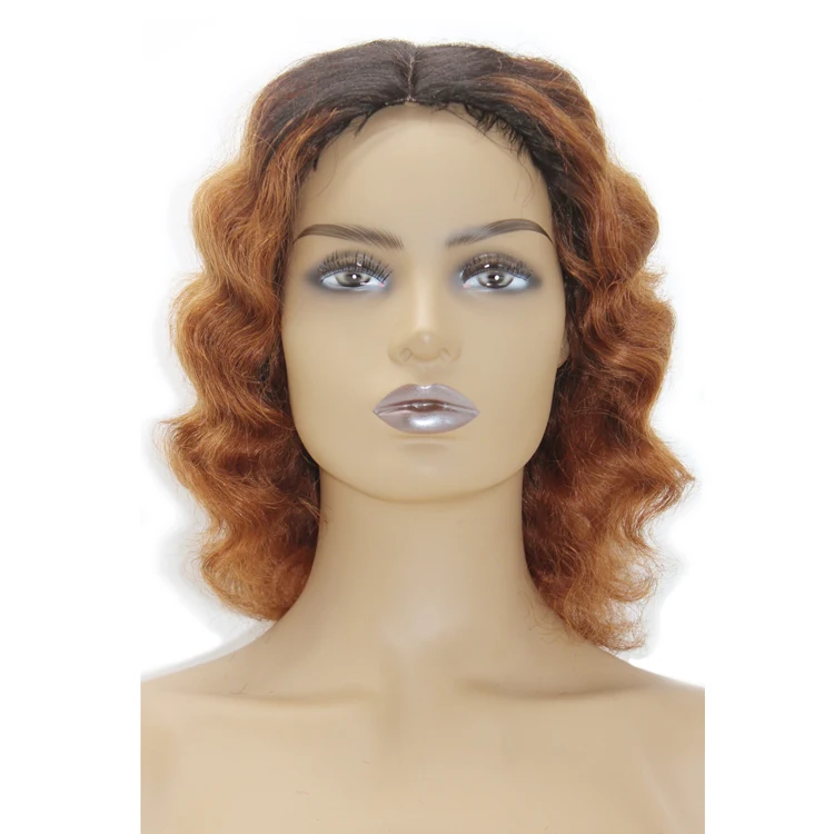 100% Human Hair Middle Part Swiss Lace Front U Part Wigs Body Wave 2 Tone Color Frontal Lace Wig for Black Women
100% Human Hair Middle Part Swiss Lace Front U Part Wigs Body Wave 2 Tone Color Frontal Lace Wig for Black Women