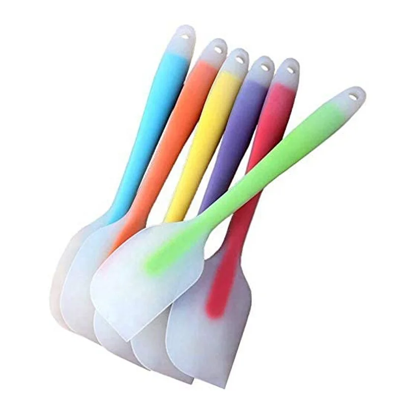 Heat resistant transparent colorful silicone kitchen cream cake spatula for baking, Red,orange,blue,green,purple,yellow
Heat resistant transparent colorful silicone kitchen cream cake spatula for baking, Red,orange,blue,green,purple,yellow
