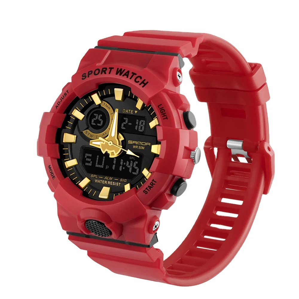 Sanda 3000 Branded Analog Quartz Watches for Boys Girl LED Waterproof Functional Sport Digital Watches Unisex
Sanda 3000 Branded Analog Quartz Watches for Boys Girl LED Waterproof Functional Sport Digital Watches Unisex