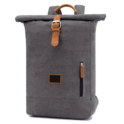 Large Capacity Durable Men Vintage Canvas Backpack Retro Roll Top Rucksack Back Pack, Picture color , can be customized
Large Capacity Durable Men Vintage Canvas Backpack Retro Roll Top Rucksack Back Pack, Picture color , can be customized