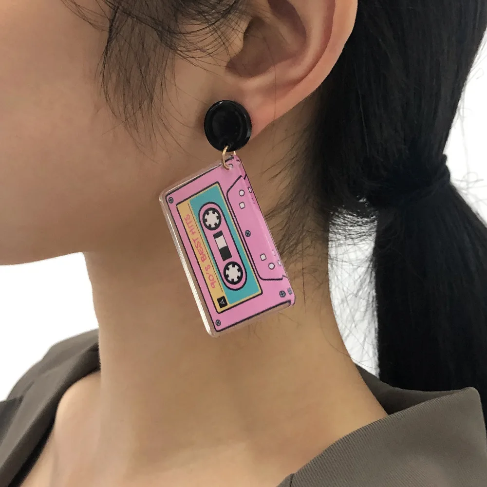 2020 Fashion Acrylic Earrings Funny Classic Tape Ear Stud Wholesale Colorful Earrings For Girls
2020 Fashion Acrylic Earrings Funny Classic Tape Ear Stud Wholesale Colorful Earrings For Girls