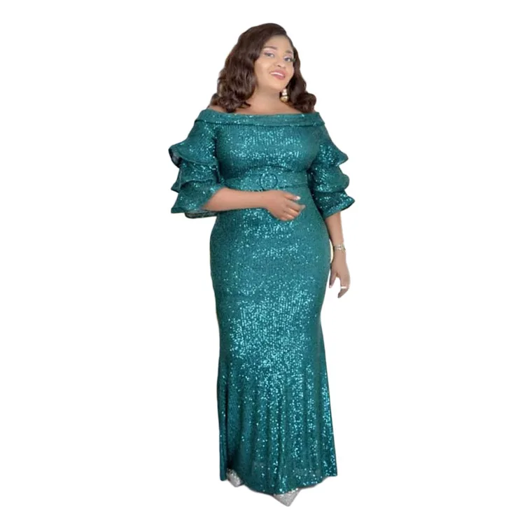 2020 new fashion off shoulder casual dresses plus size dresses women lady elegant sequined dress with belt, Shown
2020 new fashion off shoulder casual dresses plus size dresses women lady elegant sequined dress with belt, Shown