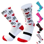 TY-0850 New Professional Sport Cycling Socks Men Women Compression Bicycle Racing Socks