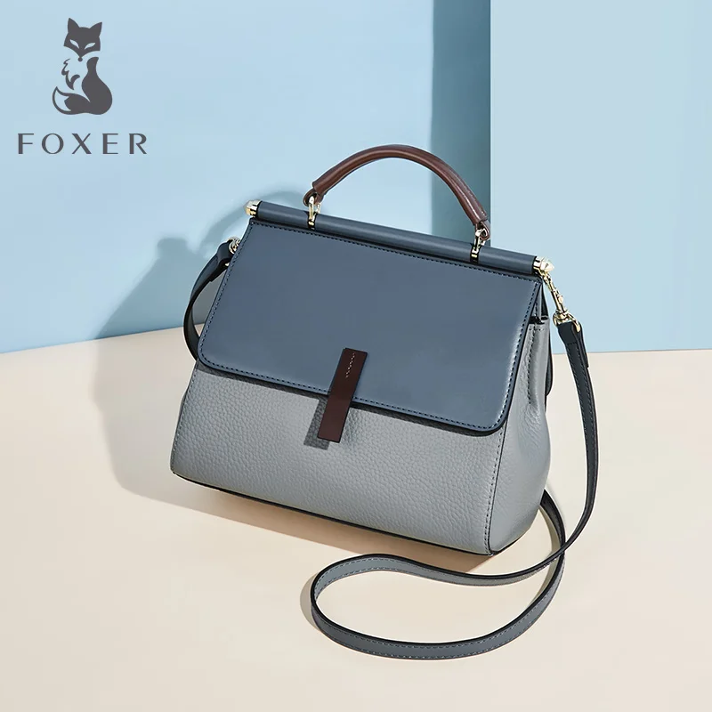 FOXER Lady's Crossbody Bags Genuine Lether Handbag Fall Winter Bag Large Capacity Office Women Handbag Sling Bags For Women
FOXER Lady's Crossbody Bags Genuine Lether Handbag Fall Winter Bag Large Capacity Office Women Handbag Sling Bags For Women