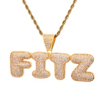 2019 Trend Brass Custom Name Iced Out Bubble Letters Necklaces For Men Hip Hop Jewelry
2019 Trend Brass Custom Name Iced Out Bubble Letters Necklaces For Men Hip Hop Jewelry