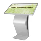 SYET 65" floor stand UHD LCD all in one pc monitor information capacitive touch screen self service kiosk