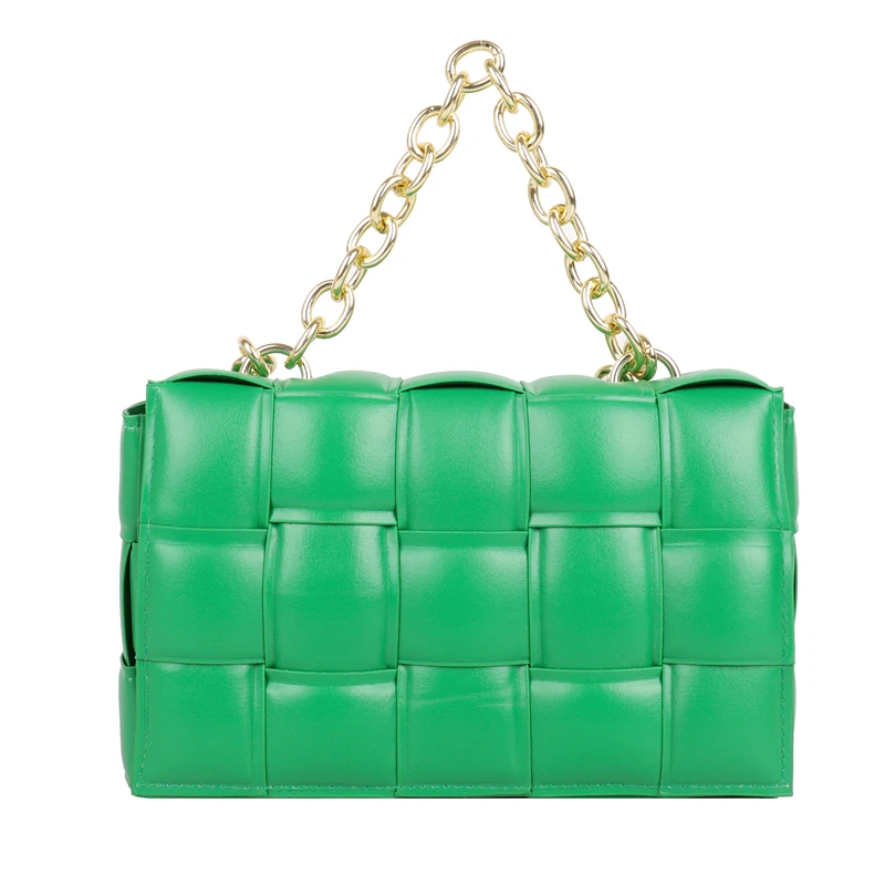 Designed Women Thick Gold Fashion PU New Chain Woven Handbag Ladies Leather Woven Flap Bags For Women
Designed Women Thick Gold Fashion PU New Chain Woven Handbag Ladies Leather Woven Flap Bags For Women