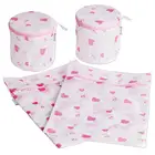 Promotional Eco Polyester/Nylon Mesh Drawstring Laundry Bags With Logo