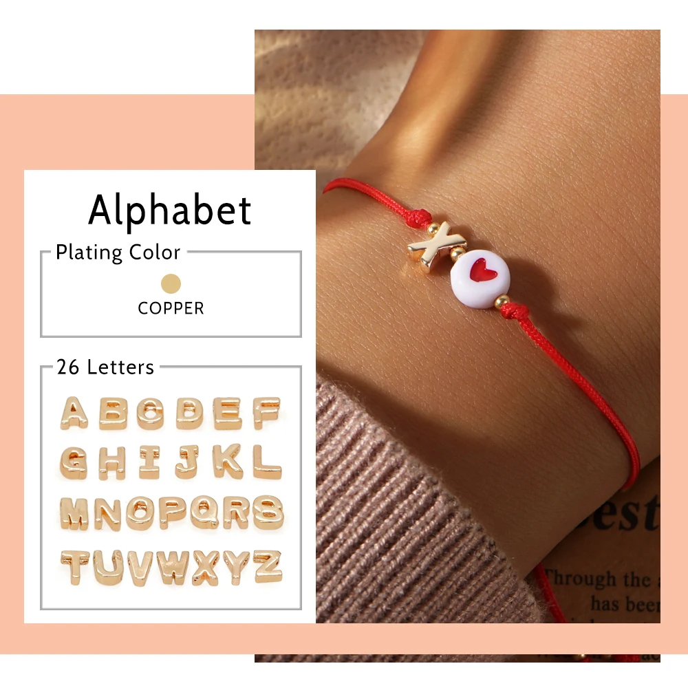Go2boho Simple Red Rope Unisex Tradition Luck Chain Handmade Love Heart A-Z Letter String Bracelet with Card Gift 2024 New
Go2boho Simple Red Rope Unisex Tradition Luck Chain Handmade Love Heart A-Z Letter String Bracelet with Card Gift 2024 New