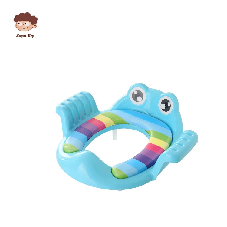 Kids portable babies potty toilet training cushion child seat with handles infant toilet seat, Grey
Kids portable babies potty toilet training cushion child seat with handles infant toilet seat, Grey