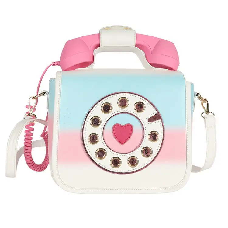 Fashion Creative Personality Ladies Telephone Shaped Purses Women Purses and Handbag Shoulder Crossbody Bag, Custom
Fashion Creative Personality Ladies Telephone Shaped Purses Women Purses and Handbag Shoulder Crossbody Bag, Custom