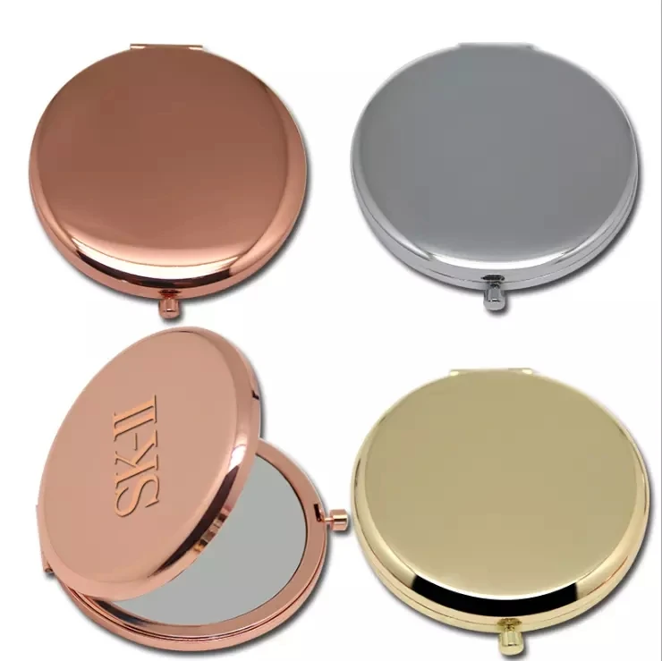 Fashion Foldable Mini Pocket Mirror Solid Color Metal Round Double-Side Makeup Mirror Rose Gold, Silver,gold,rose gold
Fashion Foldable Mini Pocket Mirror Solid Color Metal Round Double-Side Makeup Mirror Rose Gold, Silver,gold,rose gold