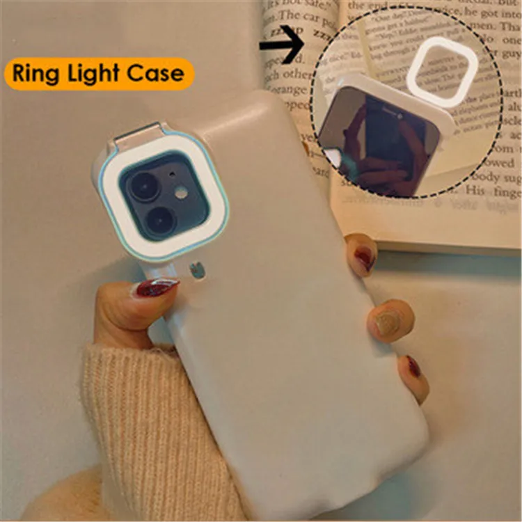 Hot Selling Adjustable Three-color Light Led Phone Case Ring Stand New Cell Phone Cases for Apple for iPhone 11 12 13 phone case
Hot Selling Adjustable Three-color Light Led Phone Case Ring Stand New Cell Phone Cases for Apple for iPhone 11 12 13 phone case