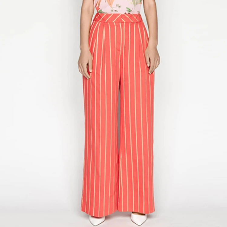 Custom Low Price Cotton Striped Casual Autumn Floor Length Wide Leg Loose Pants For Women, As picture or custom
Custom Low Price Cotton Striped Casual Autumn Floor Length Wide Leg Loose Pants For Women, As picture or custom