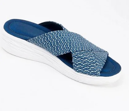 Amazon hot sale women's summer slipper Outdoor flat wedge flying woven sandal large size 43, 4 colors
Amazon hot sale women's summer slipper Outdoor flat wedge flying woven sandal large size 43, 4 colors