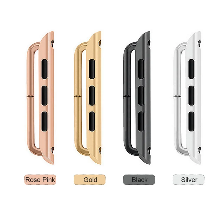 For Apple watch band connector Stainless Steel Watch Band Adapter connector For Apple Watch Accessories, Black , silver , gold and rose pink
For Apple watch band connector Stainless Steel Watch Band Adapter connector For Apple Watch Accessories, Black , silver , gold and rose pink
