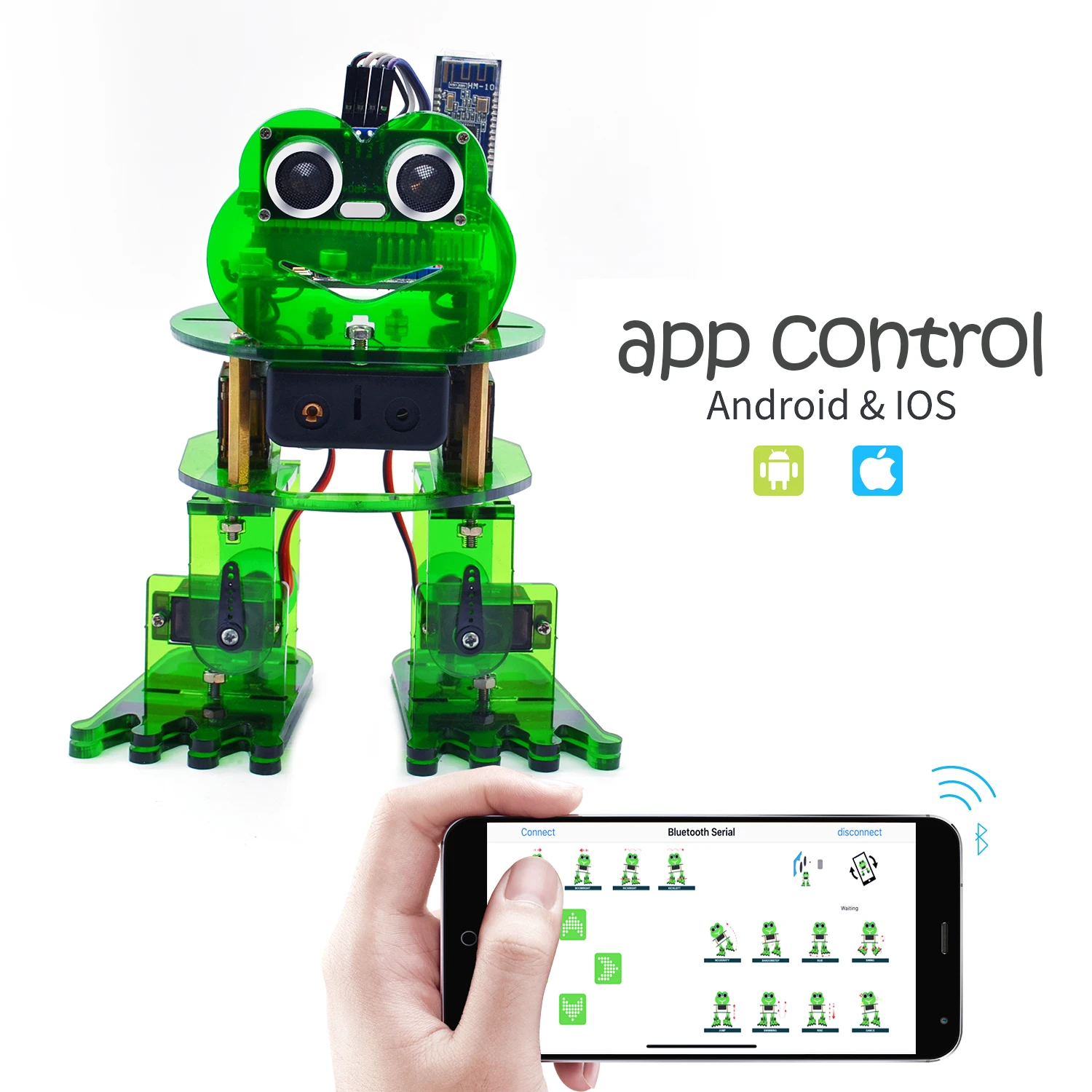keyestudio 纳米 ch340 编程教育机器人奥托青蛙机器人用于 arduino