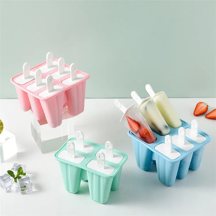 DIY 4-Cavity Silicone Frozen Ice Pop Maker Popsicle Molds 4 Grid Ice Cream Box Amazon hot Silicone Popsicle Mold, Macron
DIY 4-Cavity Silicone Frozen Ice Pop Maker Popsicle Molds 4 Grid Ice Cream Box Amazon hot Silicone Popsicle Mold, Macron