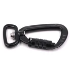 Fashion climbing custom climbing hook high quality aluminum metal rotating shackle
