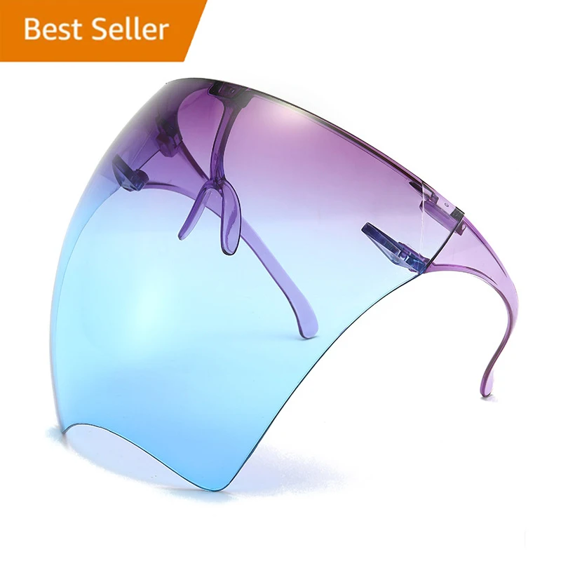 2021 Colorful Glasses Protective Transparent One Piece Oversized Factory Anti Fog Mirrored Face Shield Sunglasses
2021 Colorful Glasses Protective Transparent One Piece Oversized Factory Anti Fog Mirrored Face Shield Sunglasses