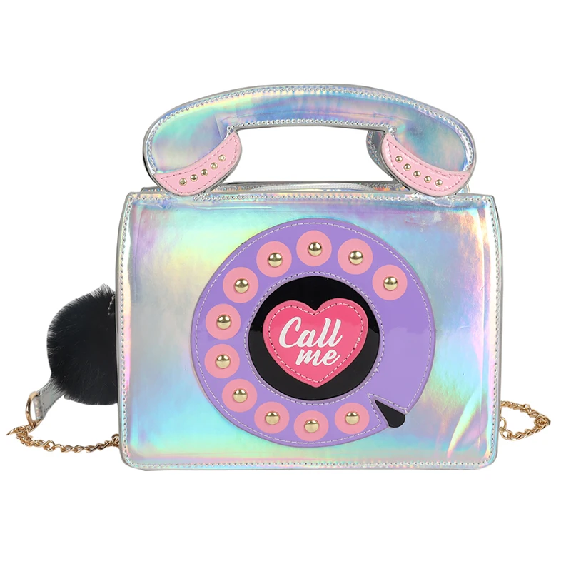 Creative Unique Cute Telephone Pattern Lovely Pu Leather Mini Purses Crossbody Shoulder Lady Shoulder Messenger Bag
Creative Unique Cute Telephone Pattern Lovely Pu Leather Mini Purses Crossbody Shoulder Lady Shoulder Messenger Bag