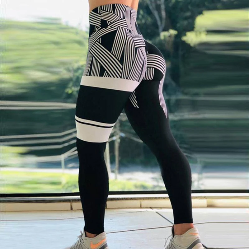 Women Yoga Running Tights High Waist Workout Leggings, Sports Legging In Heavy Weight Cotton Elastane, Blue,white
Women Yoga Running Tights High Waist Workout Leggings, Sports Legging In Heavy Weight Cotton Elastane, Blue,white