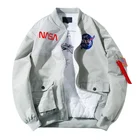 Factory Custom Wholesale Baseball Style Hip Hop Men Nasa Bomber Jacket