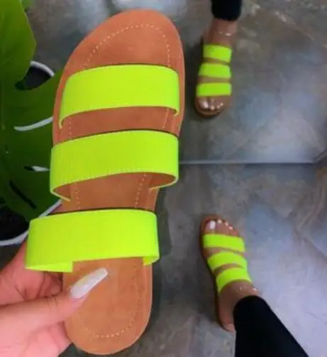 Summer 2020 New multi-colors Lady's Sandals Large Size Flat-soled Slippers with European and American Style
Summer 2020 New multi-colors Lady's Sandals Large Size Flat-soled Slippers with European and American Style