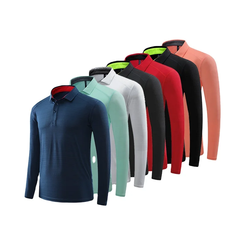 Wholesale Custom Embroidery Logo Long Sleeve Polo T Shirts Men Printed Logo Uniform Golf Polo Shirt
Wholesale Custom Embroidery Logo Long Sleeve Polo T Shirts Men Printed Logo Uniform Golf Polo Shirt