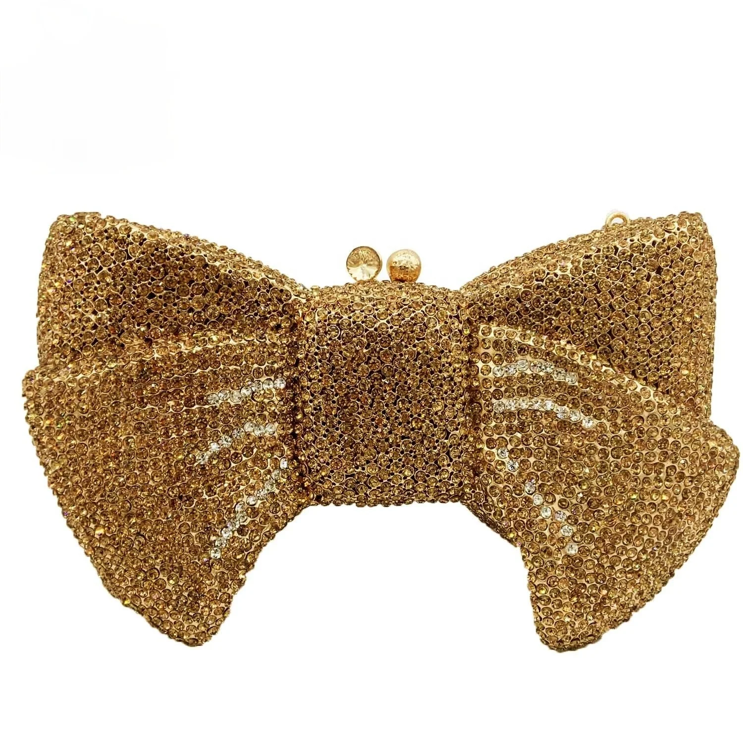 Chaliwini Novelty Women Bow Clutch Crystal Evening Bags Hard Case Metal Minaudiere Rhinestone Handbags Wedding Party Purse
Chaliwini Novelty Women Bow Clutch Crystal Evening Bags Hard Case Metal Minaudiere Rhinestone Handbags Wedding Party Purse