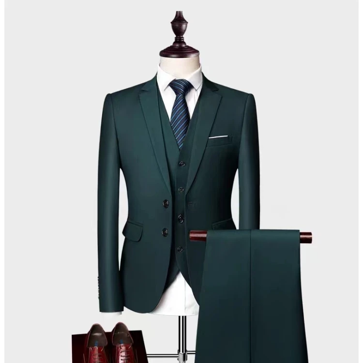 Made to custom MOQ one piece green men suits 3 pieces wedding suits plus blazer men office suit for man
Made to custom MOQ one piece green men suits 3 pieces wedding suits plus blazer men office suit for man