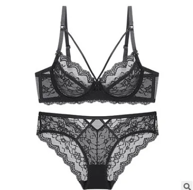 Sexy Lace Ultra Thin Transparent Bra and Panties Set Large Size Underwear Set Lingerie Women Brassieres A B C D E Cup, Customized
Sexy Lace Ultra Thin Transparent Bra and Panties Set Large Size Underwear Set Lingerie Women Brassieres A B C D E Cup, Customized