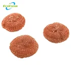 EcoClean Factory BSCI All-Purpose Kitchen Cleaning Customized grams Copper plating and coated Mesh Sponge Scrubber