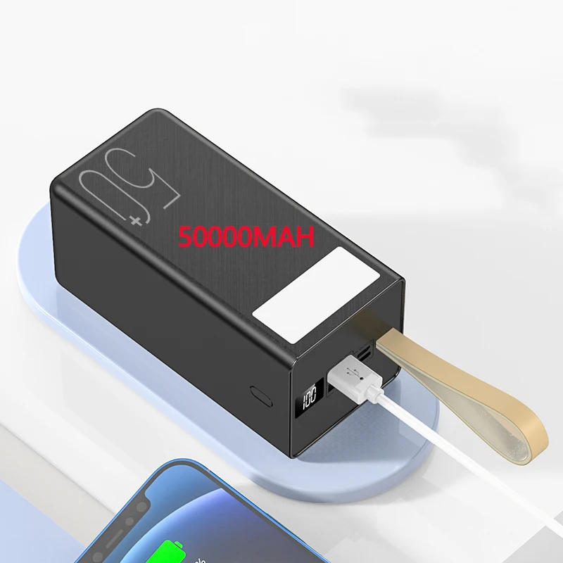 diy customized Factory price 50000ma high capacity powerbank 50000Mah power bank mobile power supply, Black white
diy customized Factory price 50000ma high capacity powerbank 50000Mah power bank mobile power supply, Black white