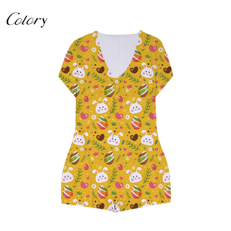 Colory Multi-color Rose Print Onesie Adult Sexy Designer Romper, Picture shows 
Colory Multi-color Rose Print Onesie Adult Sexy Designer Romper, Picture shows